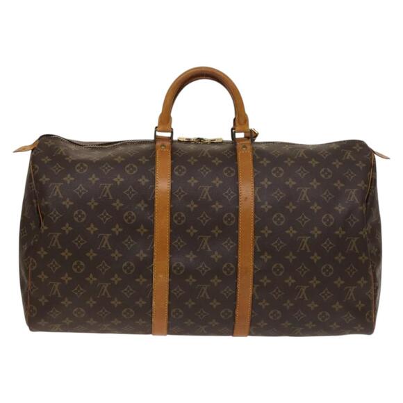 LOUIS VUITTON Monogram Keepall 55 Boston Bag M41424 - Picture 2 of 16